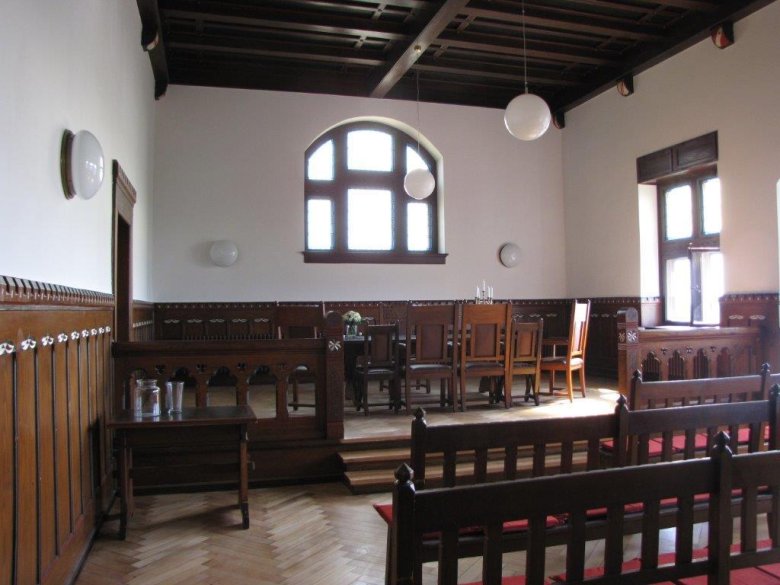 Blick in das Trauzimmer im alten Amtsgericht in Oppenheim