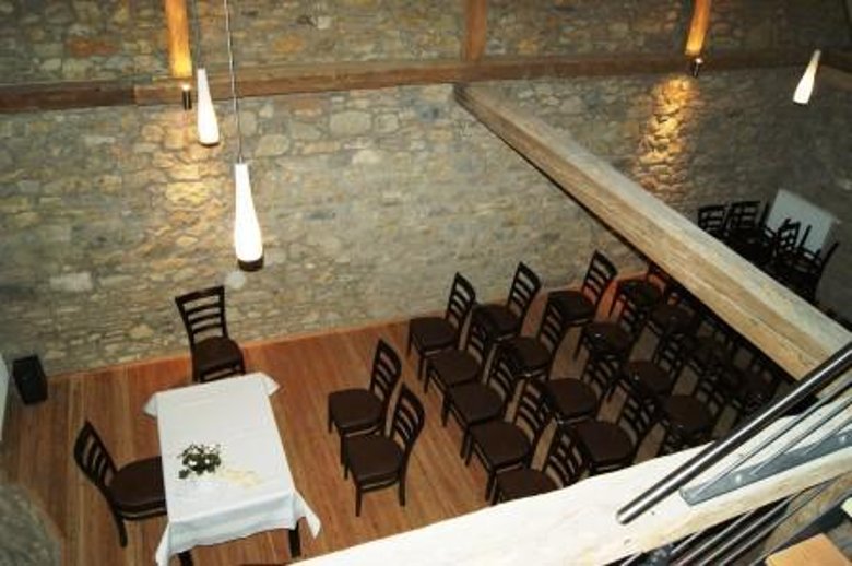 Blick ins Trauzimmer im Weingut Engelhardt in Hillesheim