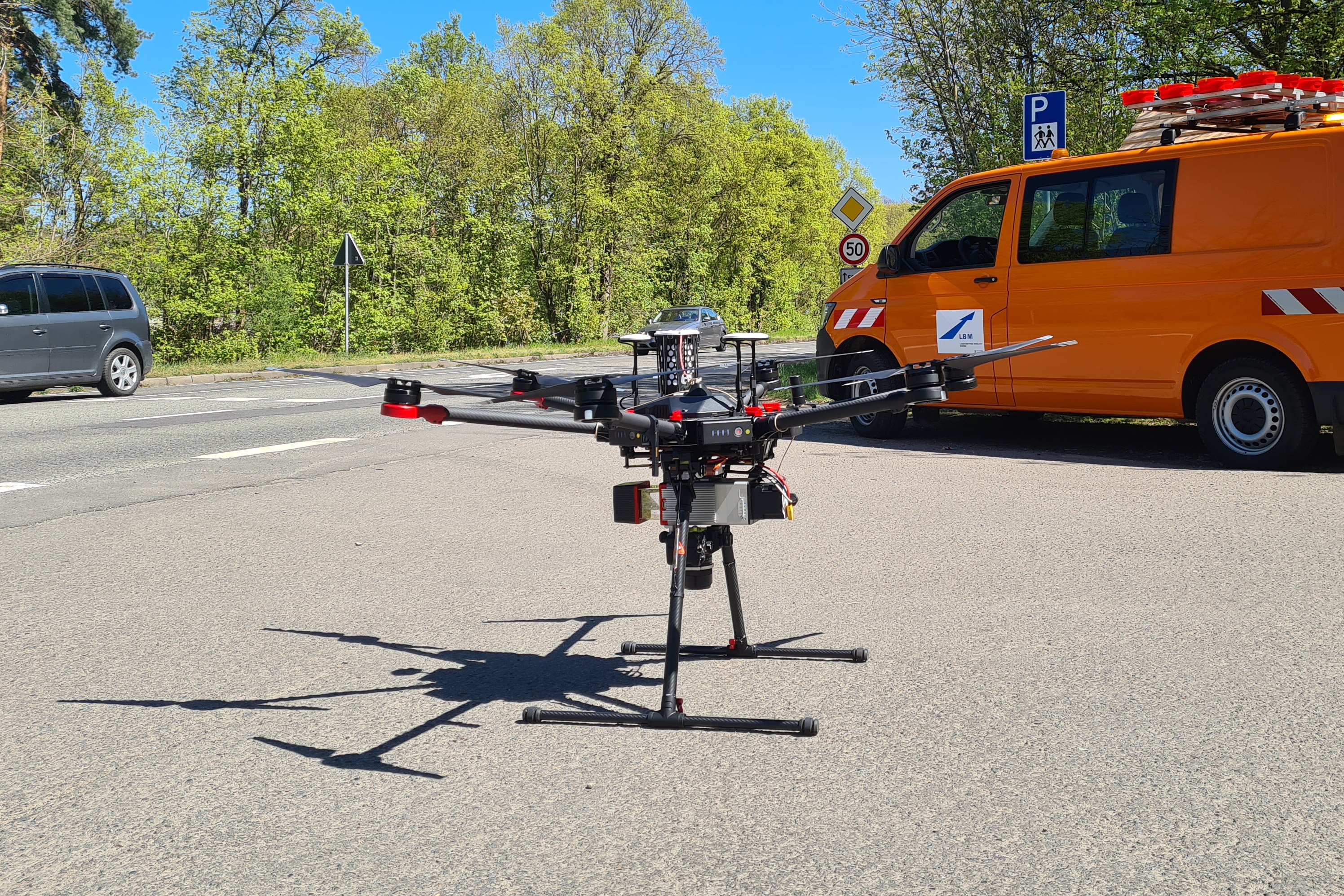 Aeromey Vermessungsdrohne Foto einer Aeromey Vermessungsdrohne