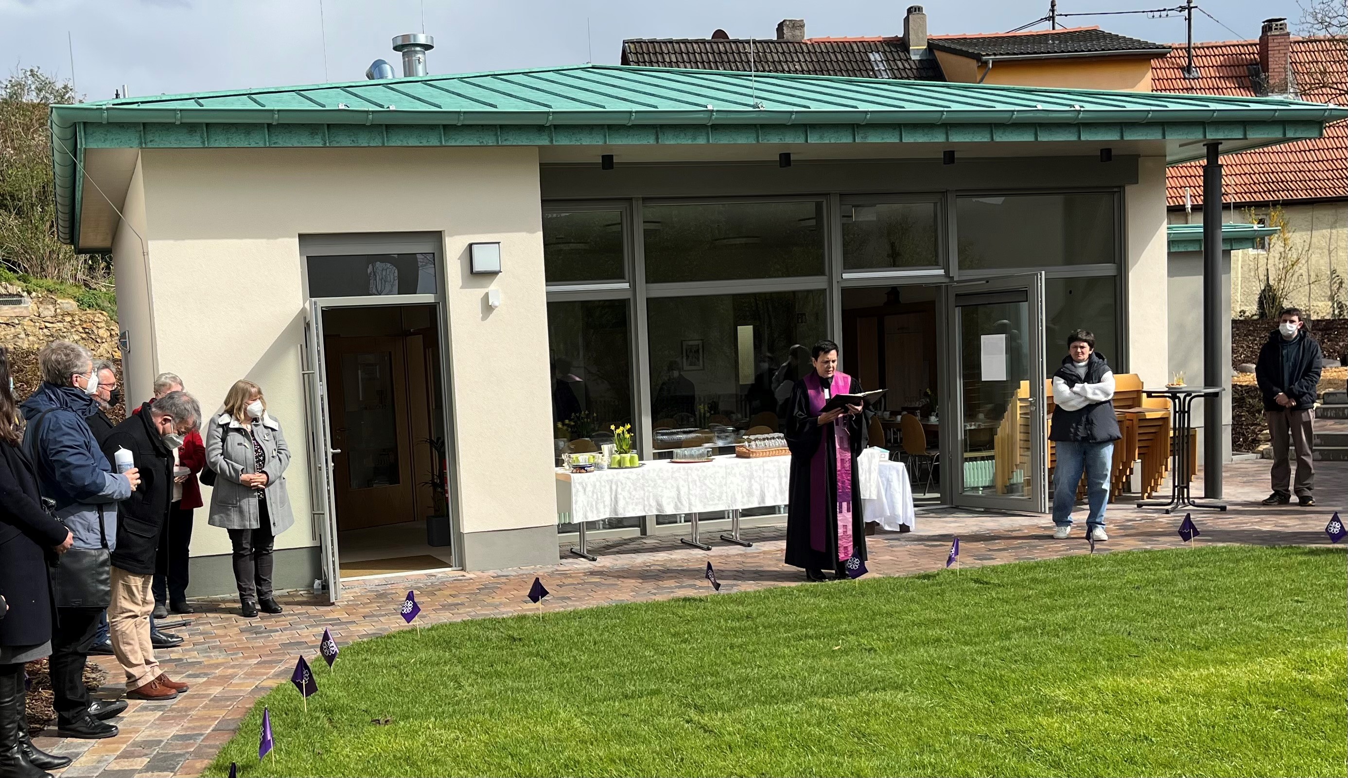 Einweihung des Evangelischen Gemeindehauses in Dalheim 