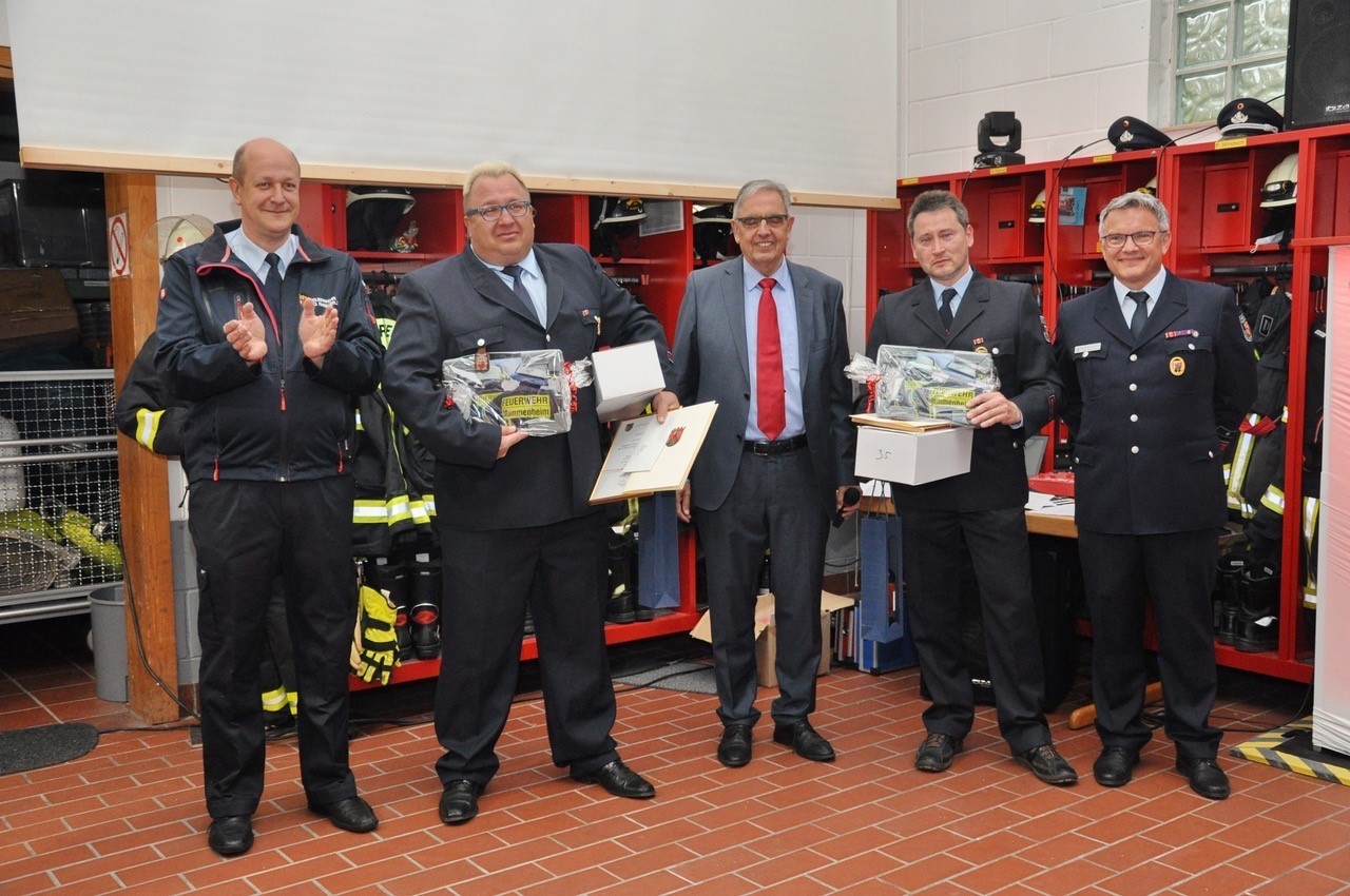 Ehrungsabend bei der Feuerwehr Mommenheim