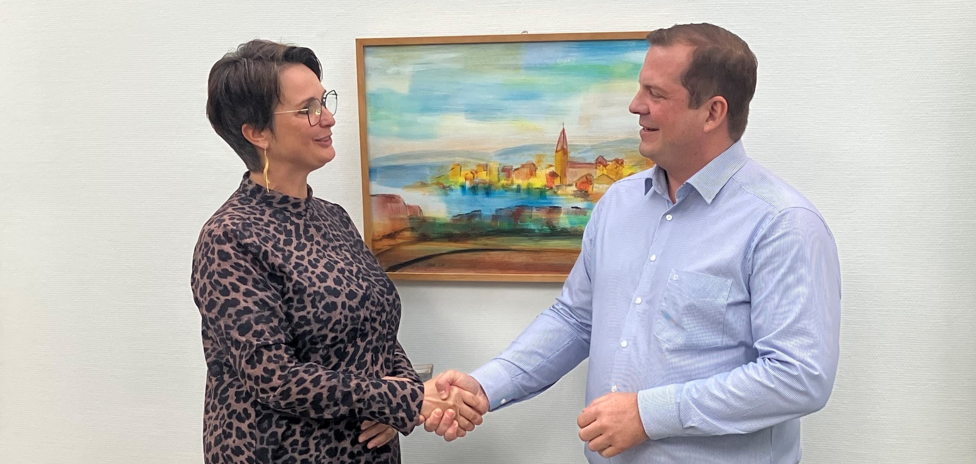 LA Anklam-Trapp zu Gast bei Bürgermeister Groth