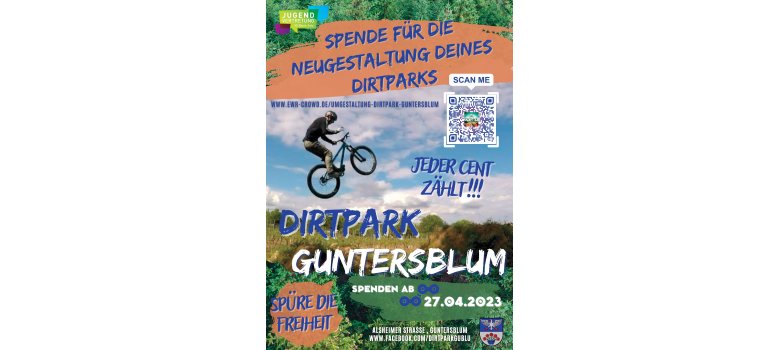 Spenden für den Dirtpark