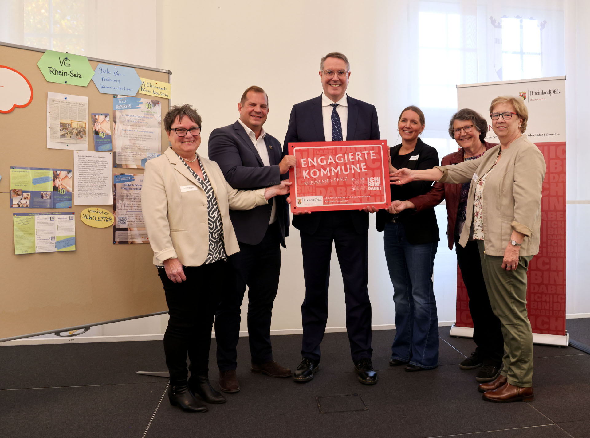 Verleihung an Team Ehrenamt