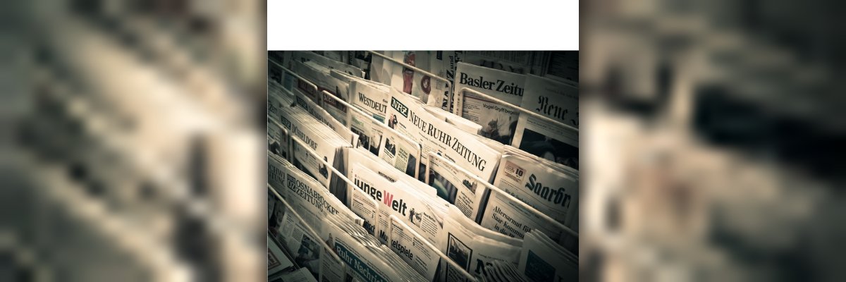 Auswahl von Zeitungen
