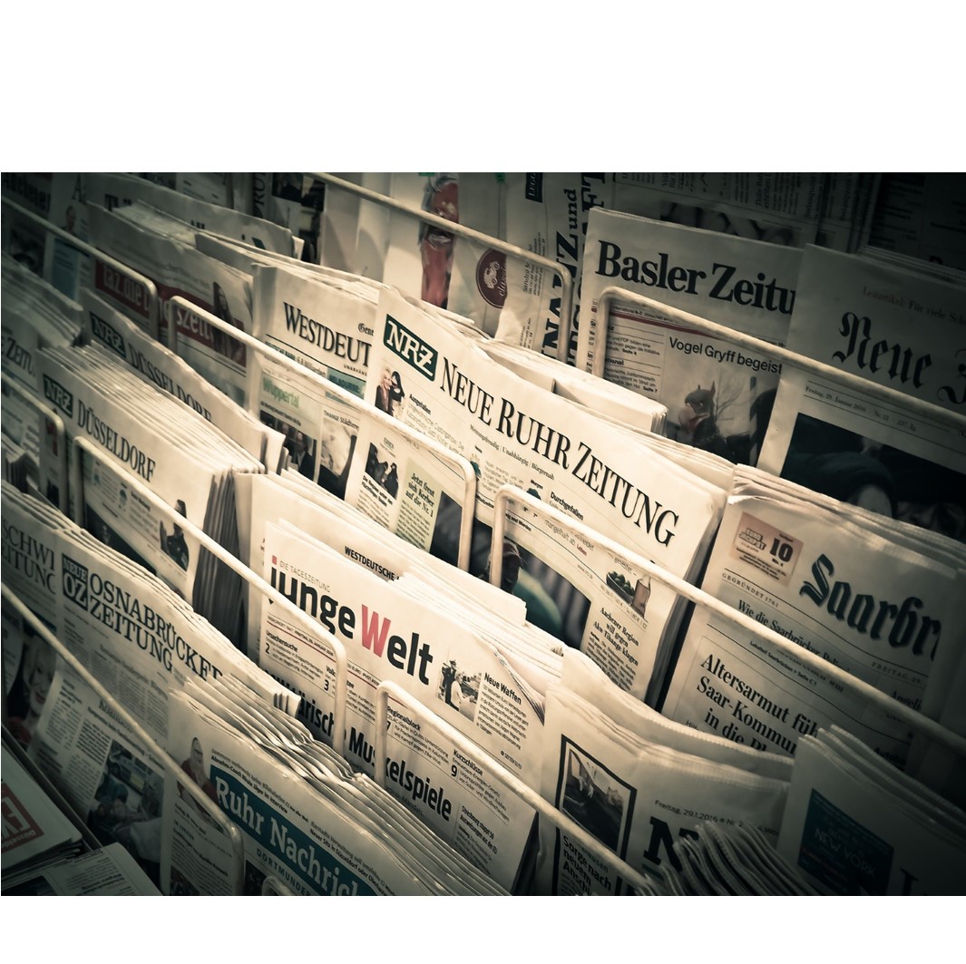 Auswahl von Zeitungen